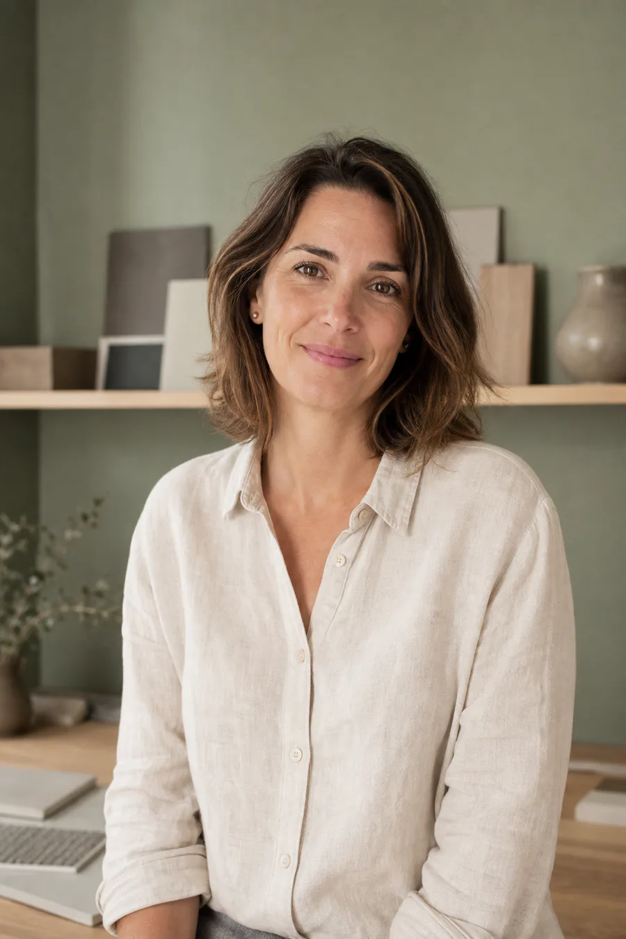 Portrait de Clara Morel, autrice de Déco Vert Sauge